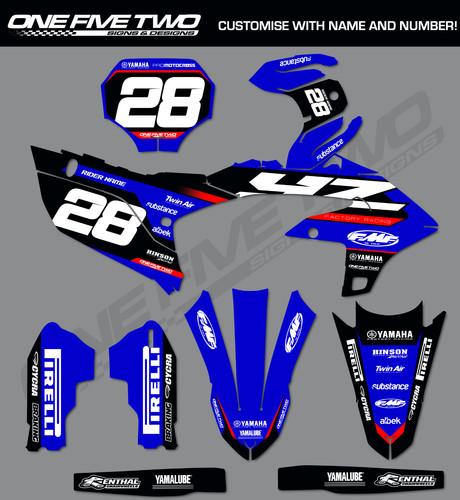 Grafica motocross yamaha - grafica,