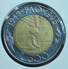 500 lire 1995 FAO San Marino