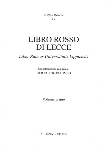 Libro rosso lecce - libro, lecce.