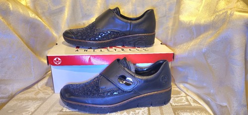 Scarpe rieker 537c0 schwarz - scarpe, 537c0-00