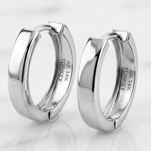 Orecchini cerchio huggie in - cerchio,