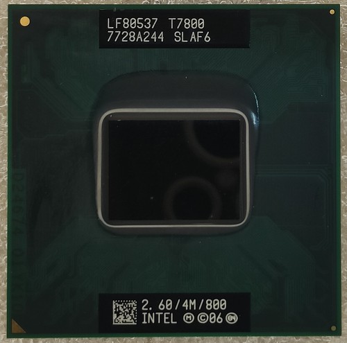 Intel core duo t7800 - intel,