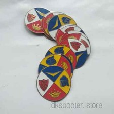Vespa logo 5 cm cuppini brass