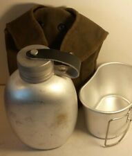 BORRACCIA MILITARE-ALLUMINIO PIU' GAVETTINO E TERMOFODERA-NUOVO-FONDO MAGAZZINO<