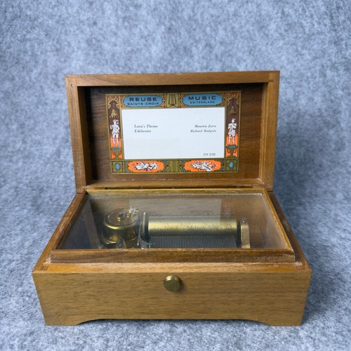 Music box vintage reuge con - box,