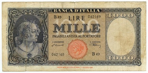 100 lire barbetti grande - barbetti, b