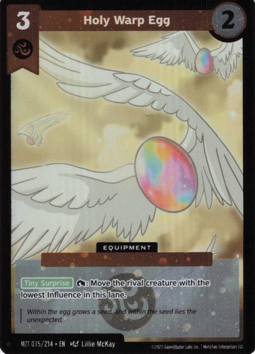 Holy warp egg reverse - warp, holofoil