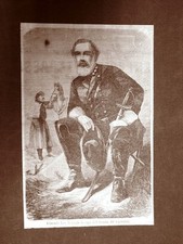 Guerra civile o di secessione in America nel 1864 Generale Edmond Lee Browning