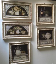 Quadretti in legno e vetro shabby NUOVI