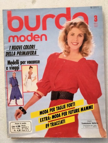Burda 1987 con - burda, cartamodelli