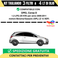Tagliando per OPEL Corsa D 1.2