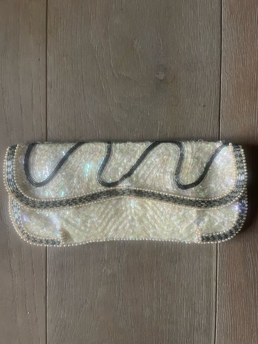 Pochette vintage paillettes