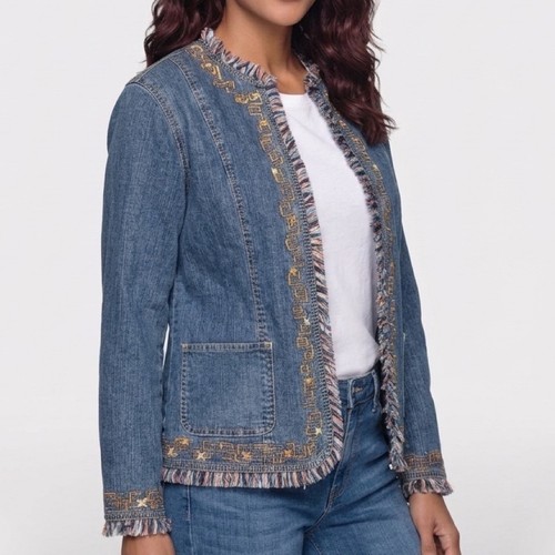 Giacca denim ruby donna 12 - denim,