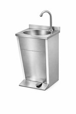 LAVABO A PARETE IN ACCIAIO