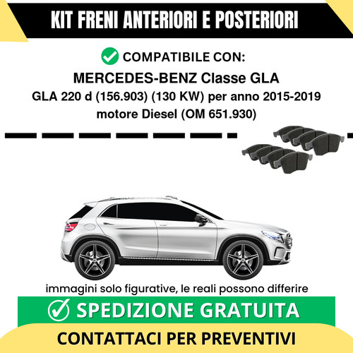 Pastiglie freno ant - pastiglie, +