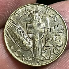 10 CENTESIMI IMPERO DEL 1941 DEL REGNO D'ITALIA VITTORIO EMANUELE III° 