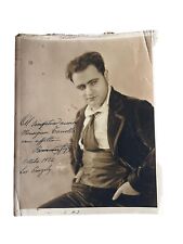 FOTO fotografia ORIGINALE AUTOGRAFATA firma dedica BENIAMINO GIGLI 1924 TENORE