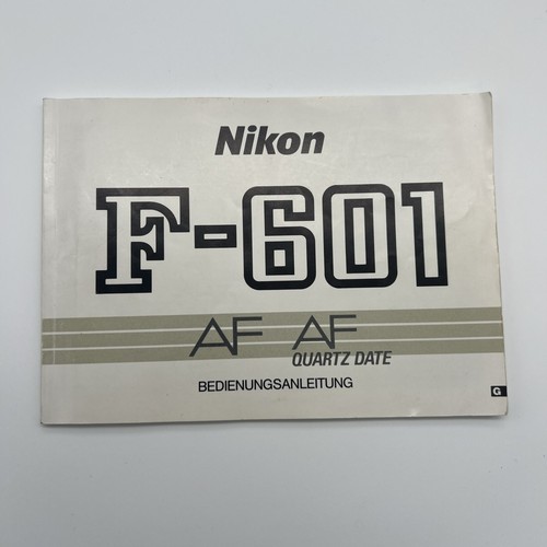 Nikon 601 p5 manuale - nikon, #p5