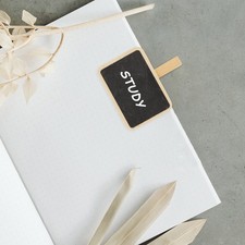 10 clip decorative per bacheche, adorabili morsetti per lavagna in legno