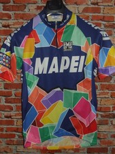 MAPEI SANTINI MAGLIA BICI CICLISMO SHIRT MAILLOT CYCLISM tg. L