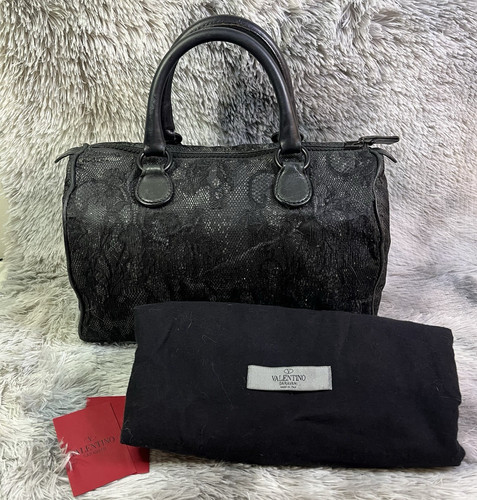 Valentino lace floral handbag - valentino,