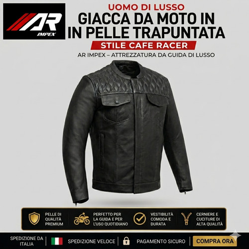 Giacca moto uomo pelle - moto,