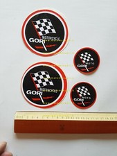 Moto Gori lotto 4 adesivi pubblicitari anni 70-80 originali factory stickers
