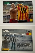 CALCIO CARDS 2005 PANINI: LECCE CHEVANTON CARD EMOZIONI E6 PER JUVE-LECCE 3-4