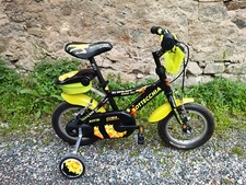 Bicicletta Bambino, Bottecchia Young Boy 12 Pollici, Nera e Gialla, Prima Bici