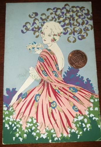 Cartolina stile meschini art - stile,