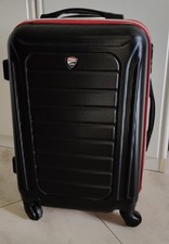 Trolley Valigia Ducati Corse Bagaglio A Mano Nera Vacanze Scuola 