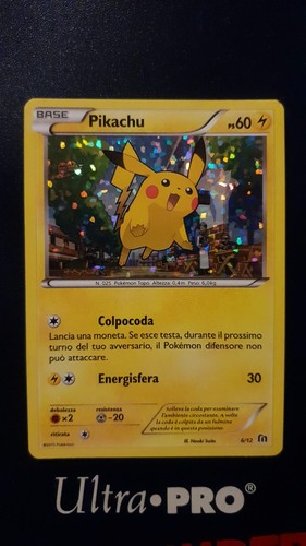 Pokemon tcg pikachu holo 12 - tcg, 6/12