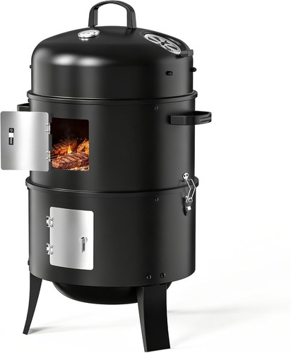 Charcoal smoker 1 heavy - charcoal, smoker,3