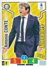 ANTONIO CONTE,INTER -CARD ALLENATORE PLUS,ADRENALYN PANINI 2019/20 -N.477