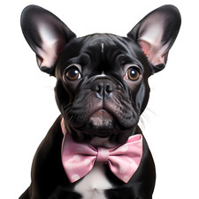 Adesivo auto cane Bulldog