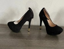 Scarpe Con Il Tacco Nero  Décolleté Misura 38
