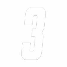 Adesivo Numero Gara per Moto