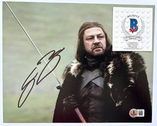 SEAN BEAN FIRMATO 8X10 FOTO