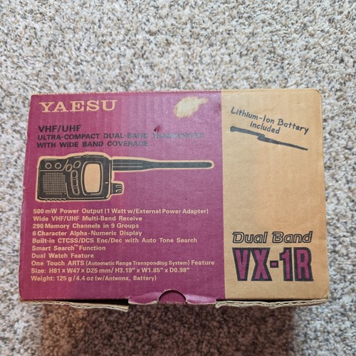 Yaesu solo scatola e - vx-1r,