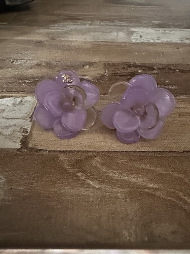 Chanel camélia lilac resin - lilac,