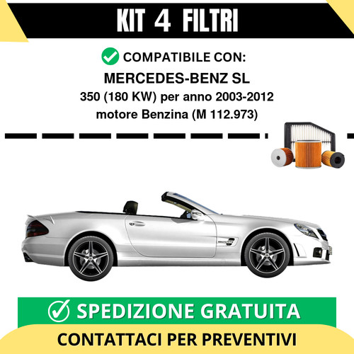Kit filtri tagliando per - filtri,