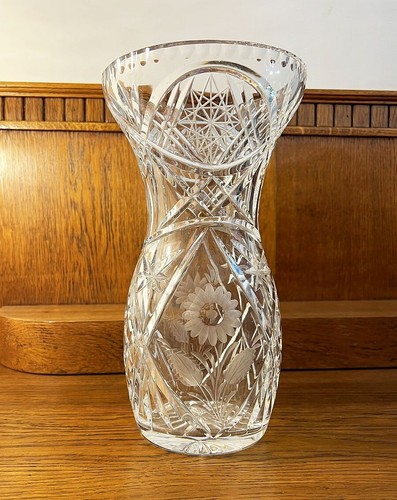 Grande vaso cristallo boemia - vaso,