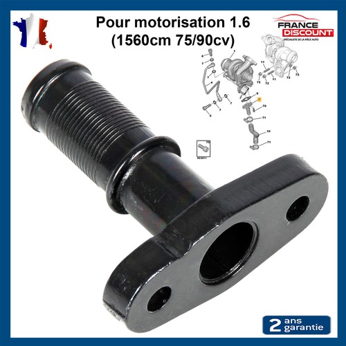 Raccord retour huile turbo - de,