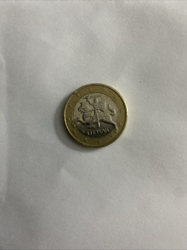 Moneta euro rara lietuva - 1,