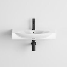 Sanitari bagno lavabo  sospeso da cm 62 e portasciugamani Easy round di Cielo