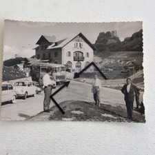 Falzarego,Belluno,arrivo Corriera,animata,vespa,albergo,1950,auto Epoca,FRG95