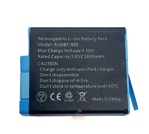 Batteria 1800mah per gopro - 1800mah,