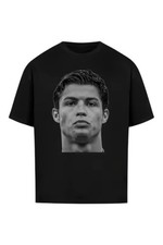 Maglietta Uomo CR7 Cristiano Ronaldo Numero 7 – T-Shirt Nera Calcio Football Fan