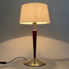 Brass Wood Table Lamp Shade