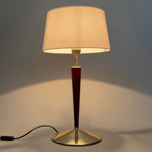 Lampada tavolo ottone legno - da,